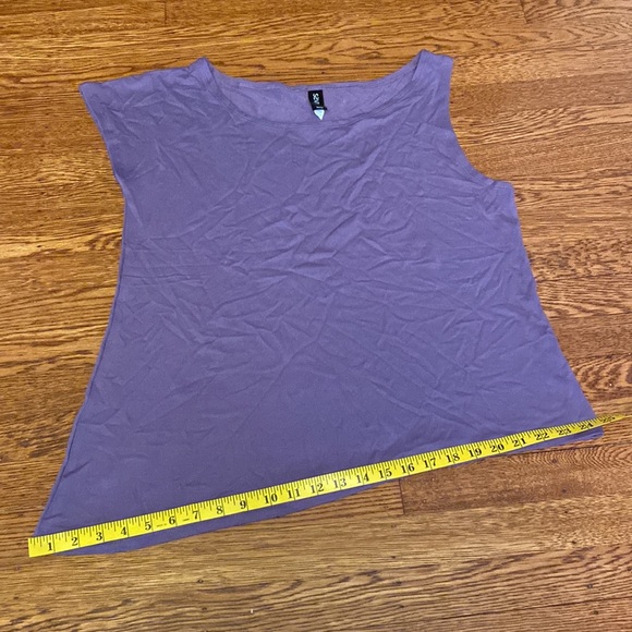 SAVVI MD Purple (Grape) Asymmetrical DARCY Top - Picture 11 of 14
